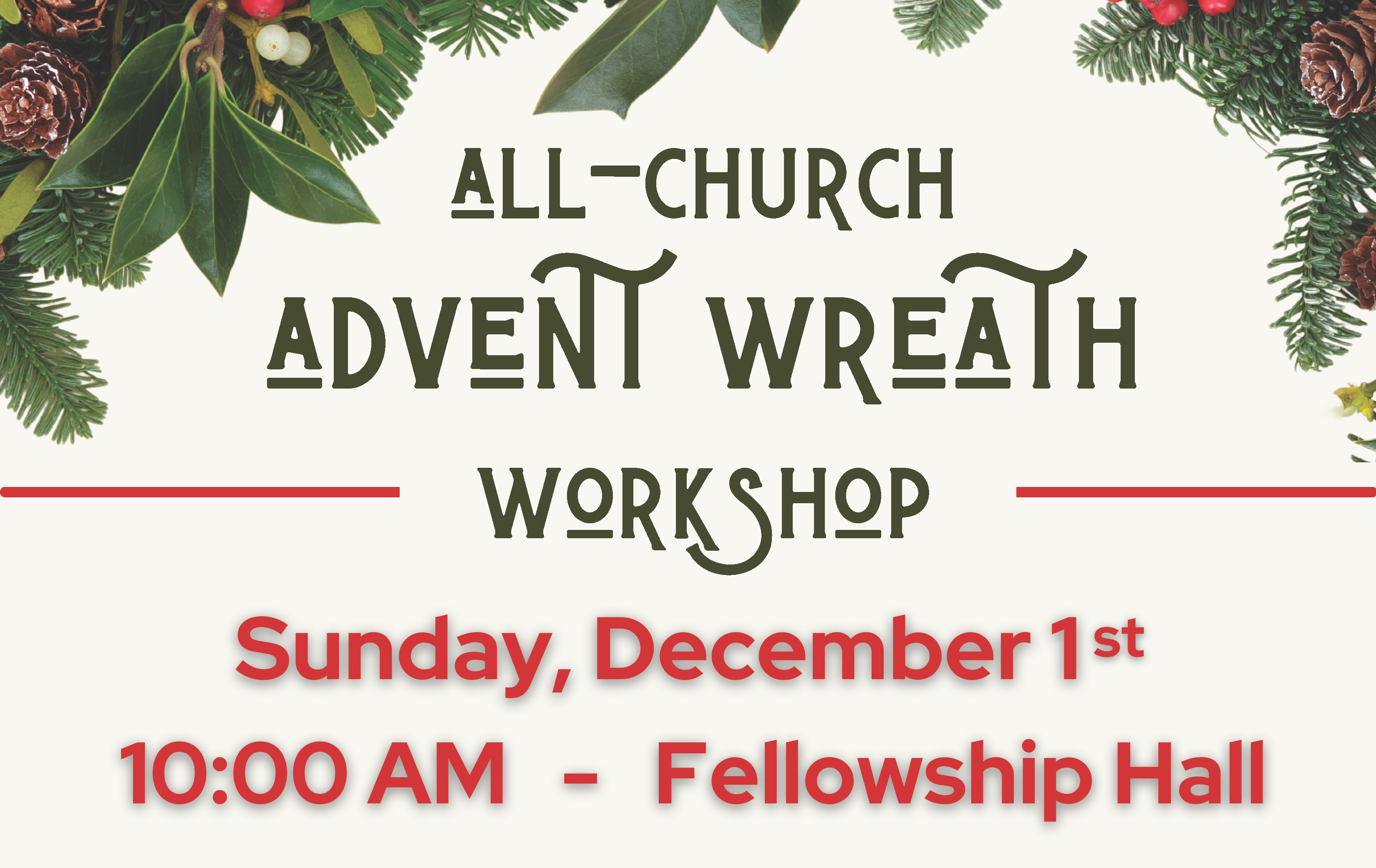 All-Church Advent Workshop