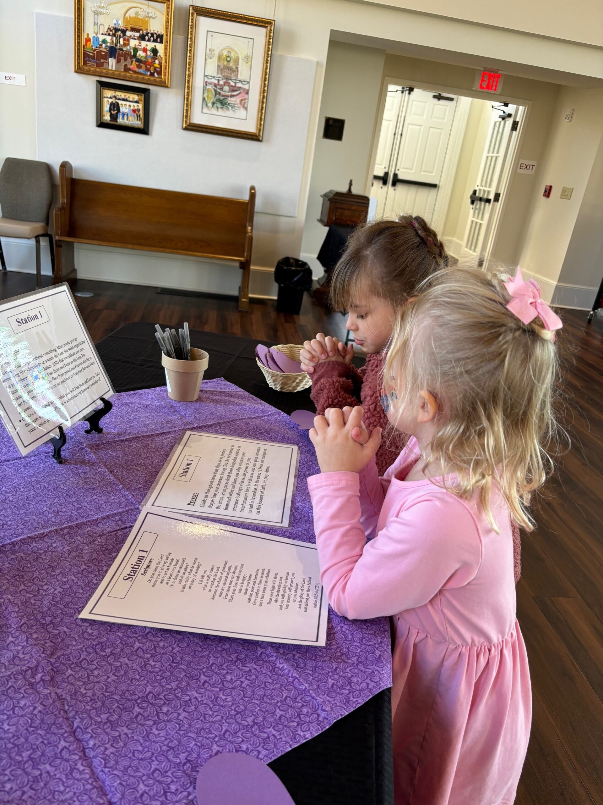 Ash Wednesday Self- Guided Prayer Stations